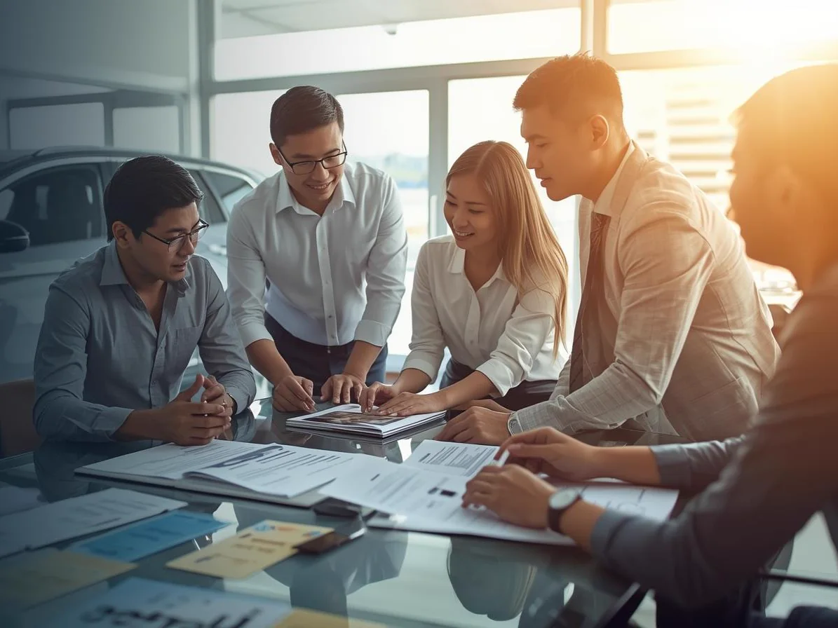 AutoTrustPH car financing team